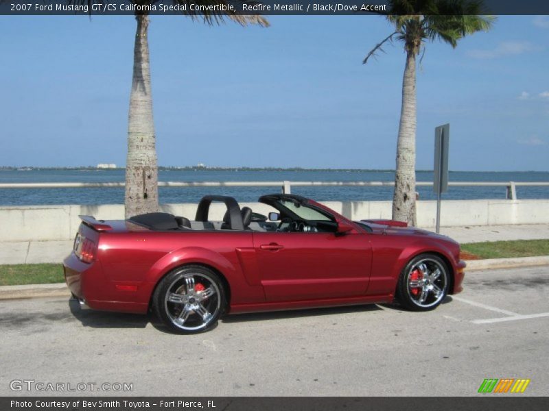 Redfire Metallic / Black/Dove Accent 2007 Ford Mustang GT/CS California Special Convertible