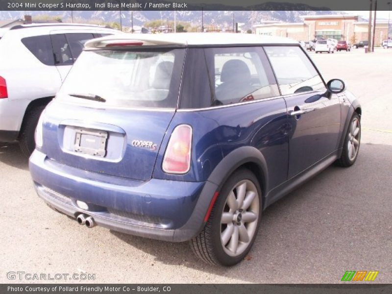 Indi Blue Metallic / Panther Black 2004 Mini Cooper S Hardtop