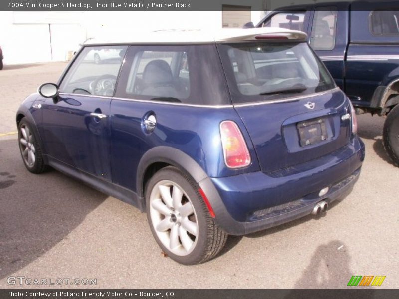 Indi Blue Metallic / Panther Black 2004 Mini Cooper S Hardtop
