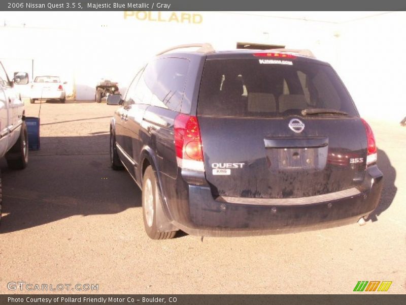 Majestic Blue Metallic / Gray 2006 Nissan Quest 3.5 S