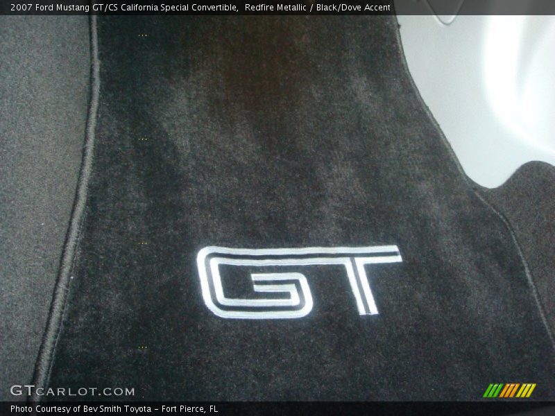 Redfire Metallic / Black/Dove Accent 2007 Ford Mustang GT/CS California Special Convertible