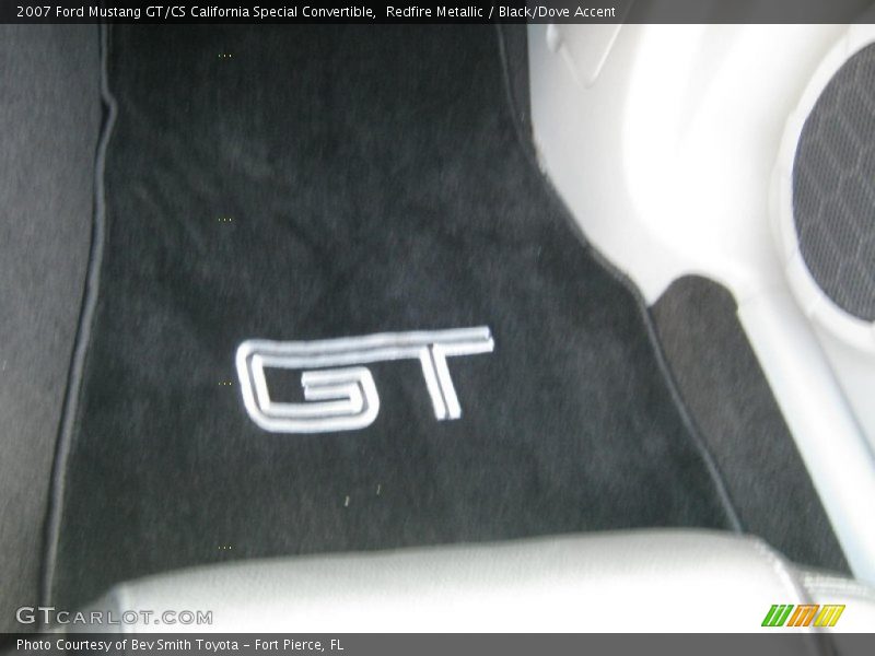 Redfire Metallic / Black/Dove Accent 2007 Ford Mustang GT/CS California Special Convertible
