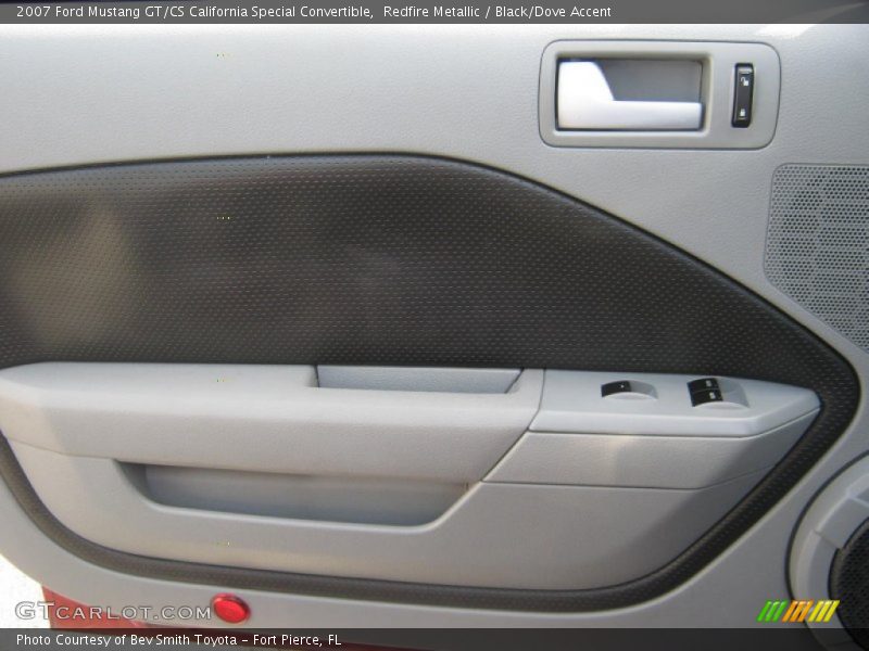 Redfire Metallic / Black/Dove Accent 2007 Ford Mustang GT/CS California Special Convertible