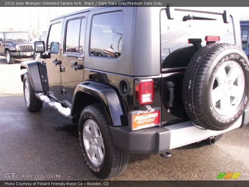 Black / Dark Slate Gray/Medium Slate Gray 2010 Jeep Wrangler Unlimited Sahara 4x4