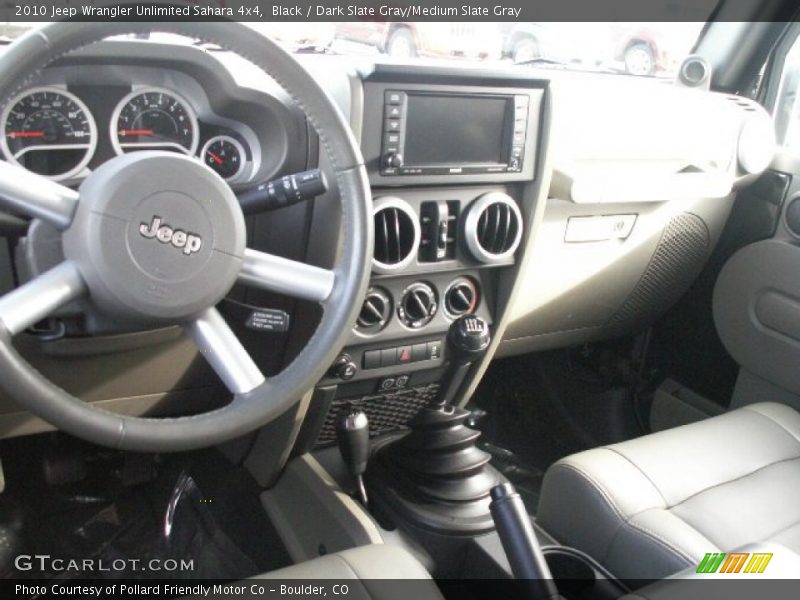 Black / Dark Slate Gray/Medium Slate Gray 2010 Jeep Wrangler Unlimited Sahara 4x4