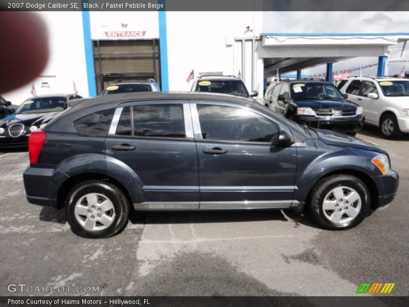 Black / Pastel Pebble Beige 2007 Dodge Caliber SE