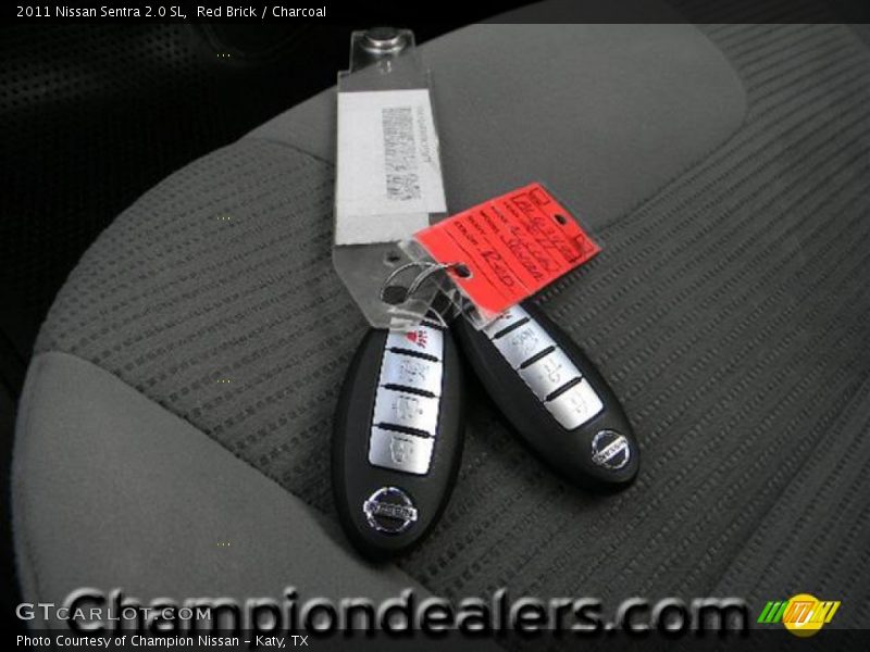 Red Brick / Charcoal 2011 Nissan Sentra 2.0 SL