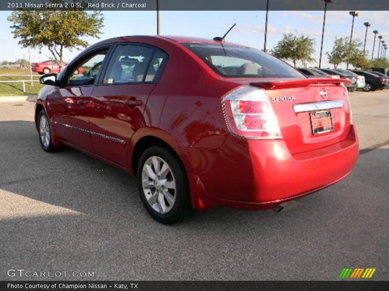 Red Brick / Charcoal 2011 Nissan Sentra 2.0 SL
