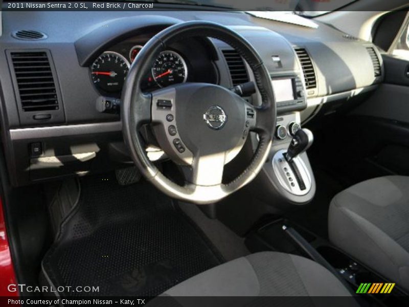 Red Brick / Charcoal 2011 Nissan Sentra 2.0 SL