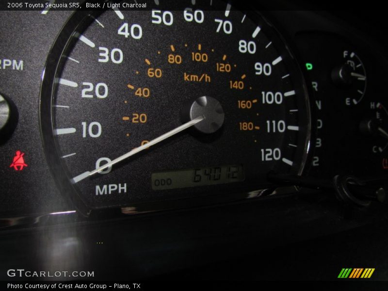 Black / Light Charcoal 2006 Toyota Sequoia SR5