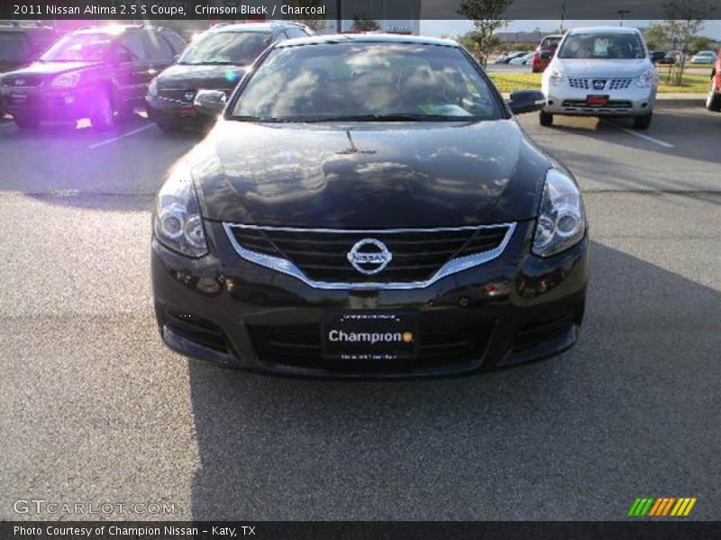 Crimson Black / Charcoal 2011 Nissan Altima 2.5 S Coupe