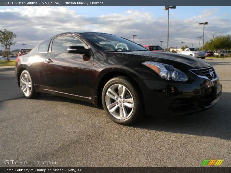  2011 Altima 2.5 S Coupe Crimson Black