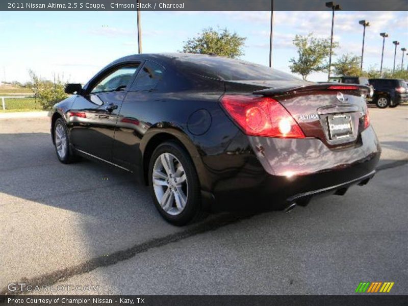 Crimson Black / Charcoal 2011 Nissan Altima 2.5 S Coupe