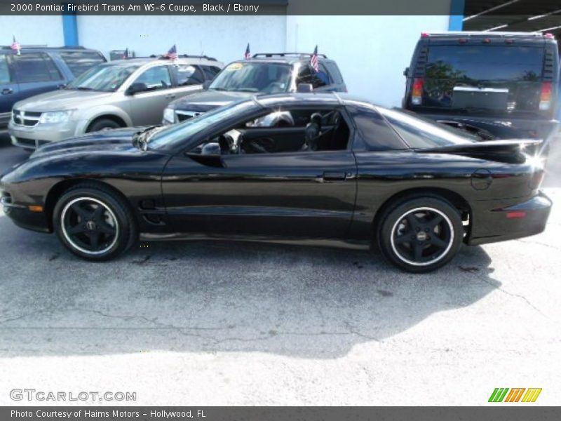 Black / Ebony 2000 Pontiac Firebird Trans Am WS-6 Coupe