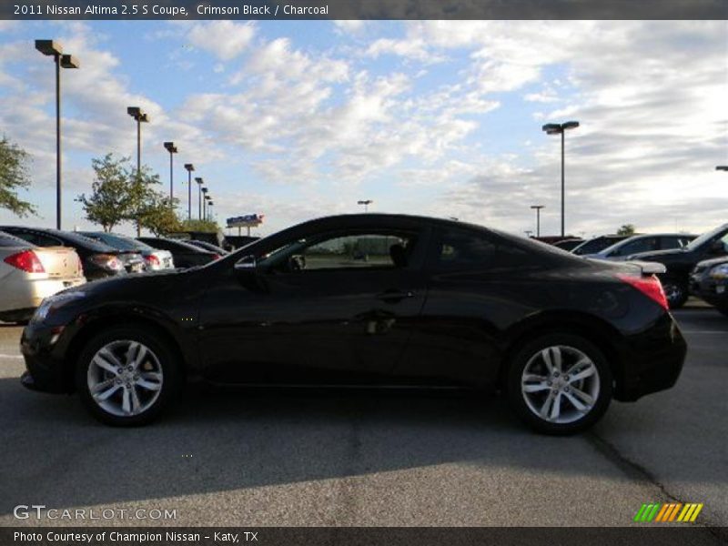 Crimson Black / Charcoal 2011 Nissan Altima 2.5 S Coupe