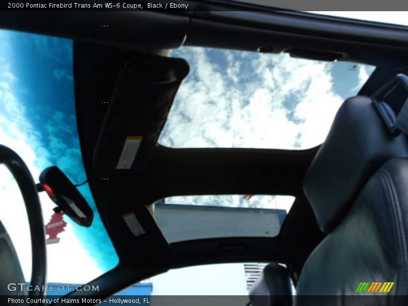 Black / Ebony 2000 Pontiac Firebird Trans Am WS-6 Coupe