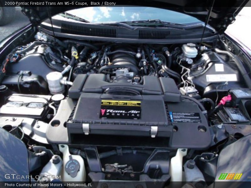  2000 Firebird Trans Am WS-6 Coupe Engine - 5.7 Liter OHV 16-Valve LS1 V8