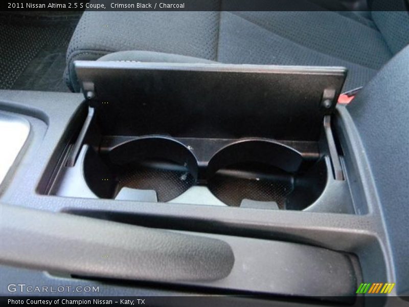 Crimson Black / Charcoal 2011 Nissan Altima 2.5 S Coupe