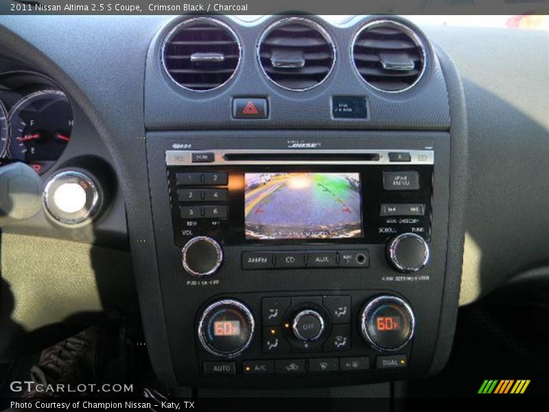 Crimson Black / Charcoal 2011 Nissan Altima 2.5 S Coupe