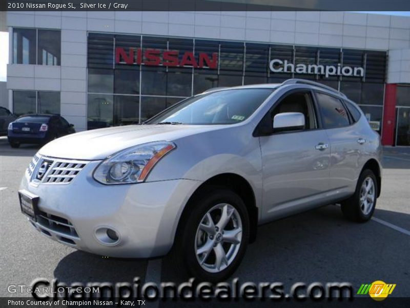 Silver Ice / Gray 2010 Nissan Rogue SL