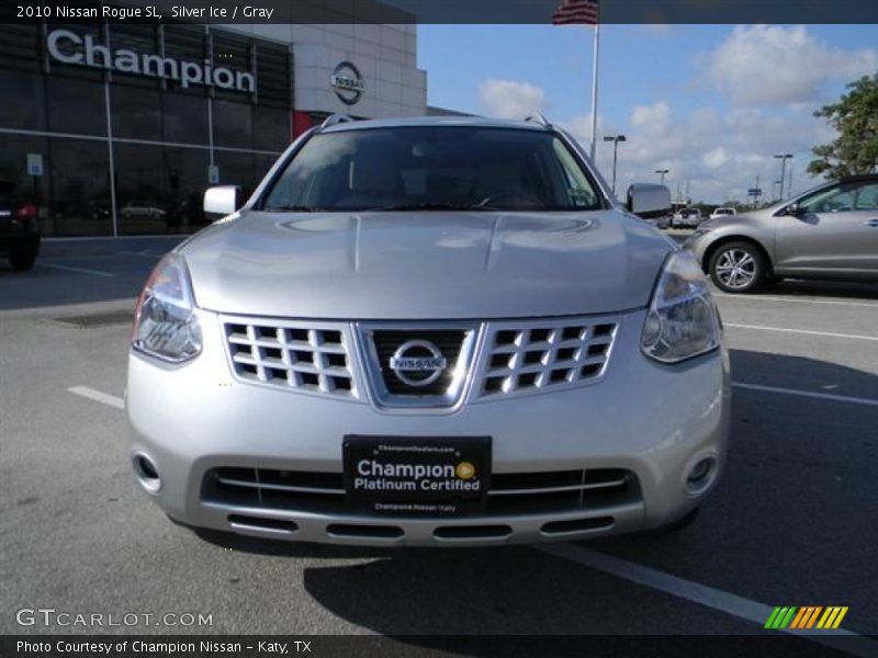 Silver Ice / Gray 2010 Nissan Rogue SL