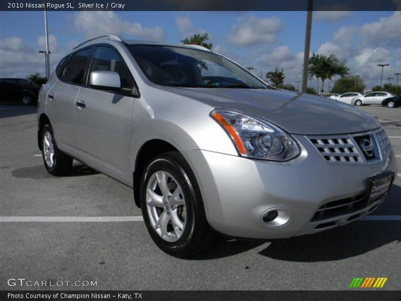 Silver Ice / Gray 2010 Nissan Rogue SL