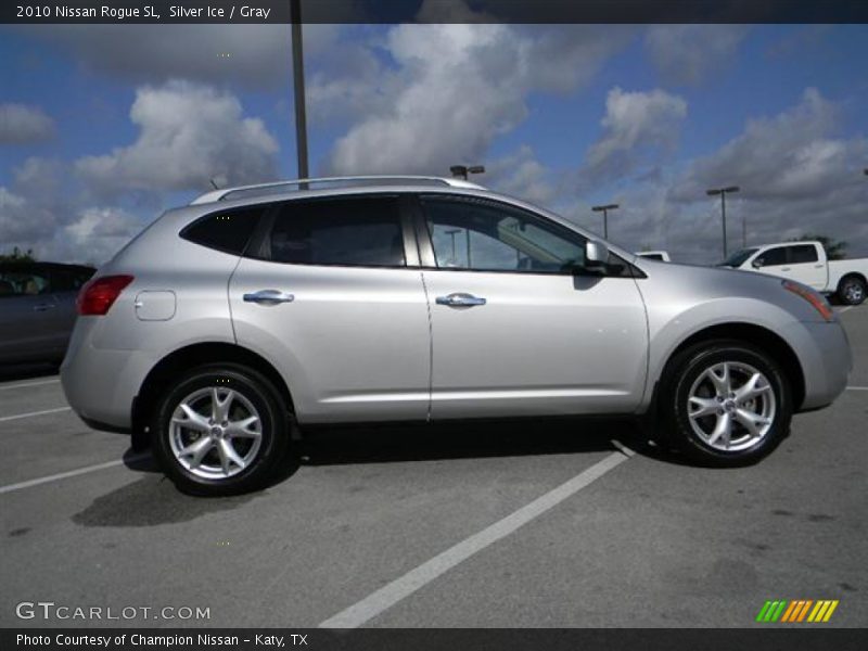 Silver Ice / Gray 2010 Nissan Rogue SL