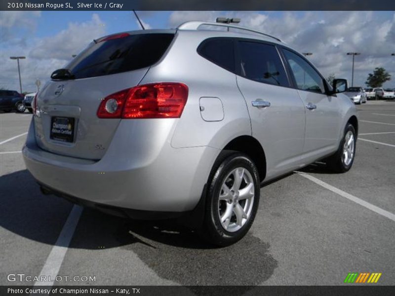 Silver Ice / Gray 2010 Nissan Rogue SL