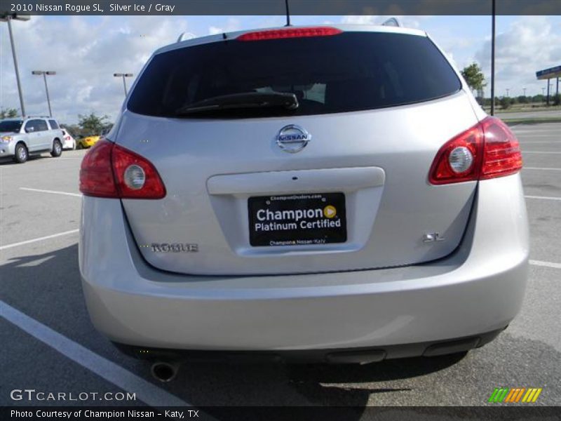 Silver Ice / Gray 2010 Nissan Rogue SL