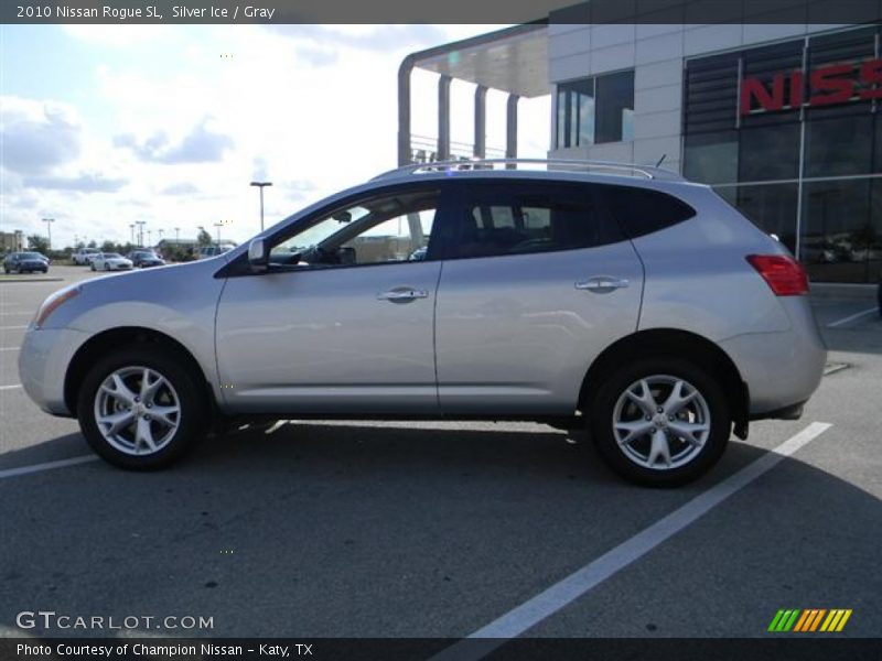 Silver Ice / Gray 2010 Nissan Rogue SL