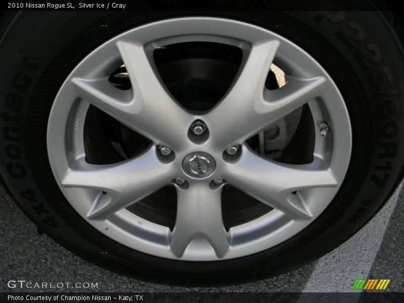 Silver Ice / Gray 2010 Nissan Rogue SL