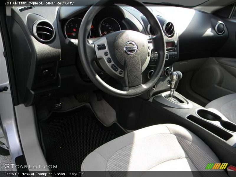 Silver Ice / Gray 2010 Nissan Rogue SL