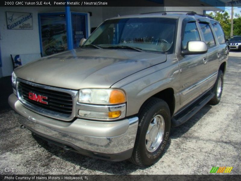 Pewter Metallic / Neutral/Shale 2003 GMC Yukon SLE 4x4