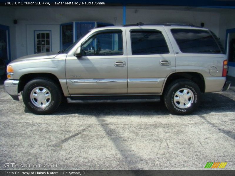 Pewter Metallic / Neutral/Shale 2003 GMC Yukon SLE 4x4