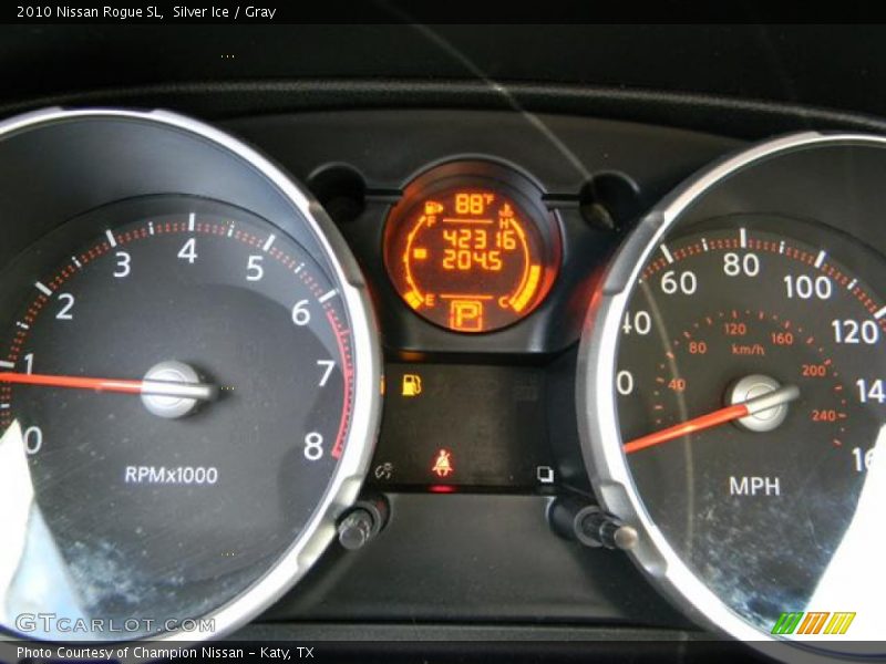 Silver Ice / Gray 2010 Nissan Rogue SL