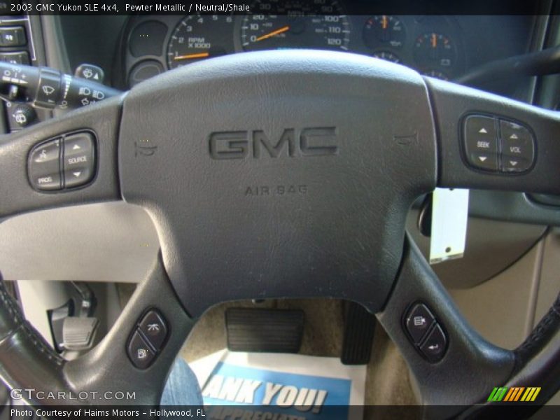 Pewter Metallic / Neutral/Shale 2003 GMC Yukon SLE 4x4