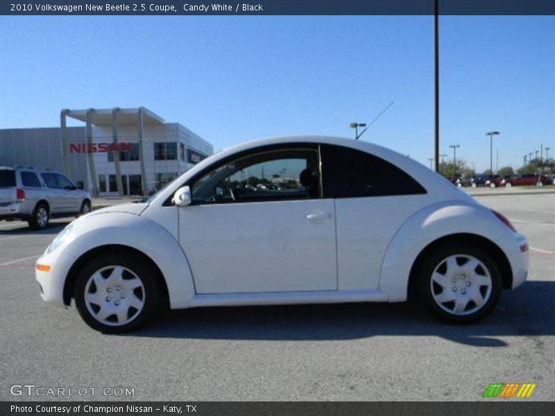 Candy White / Black 2010 Volkswagen New Beetle 2.5 Coupe