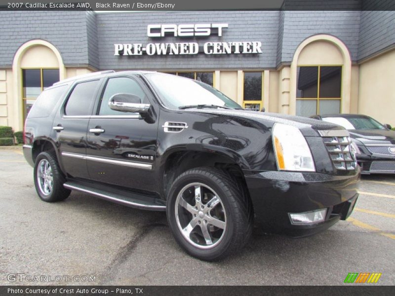 Black Raven / Ebony/Ebony 2007 Cadillac Escalade AWD