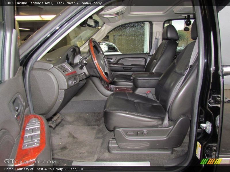 Black Raven / Ebony/Ebony 2007 Cadillac Escalade AWD