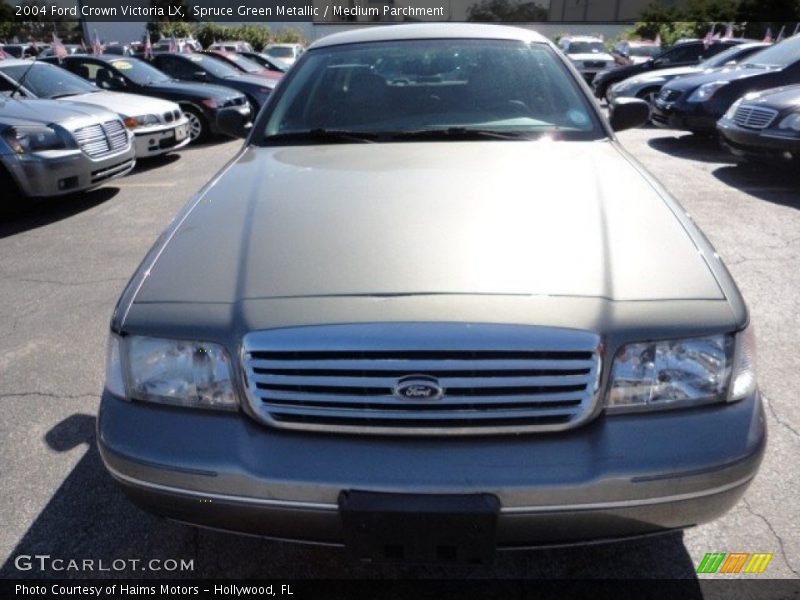 Spruce Green Metallic / Medium Parchment 2004 Ford Crown Victoria LX