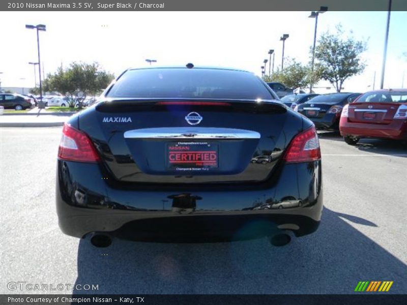 Super Black / Charcoal 2010 Nissan Maxima 3.5 SV
