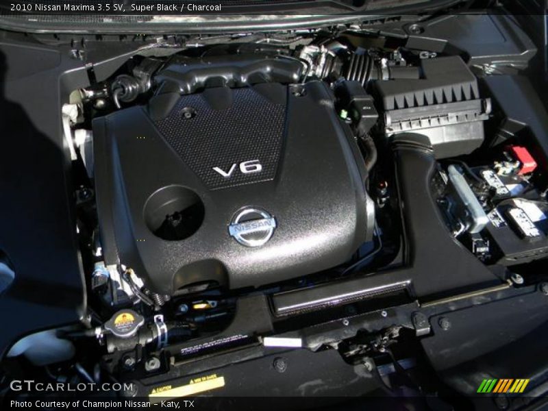 Super Black / Charcoal 2010 Nissan Maxima 3.5 SV