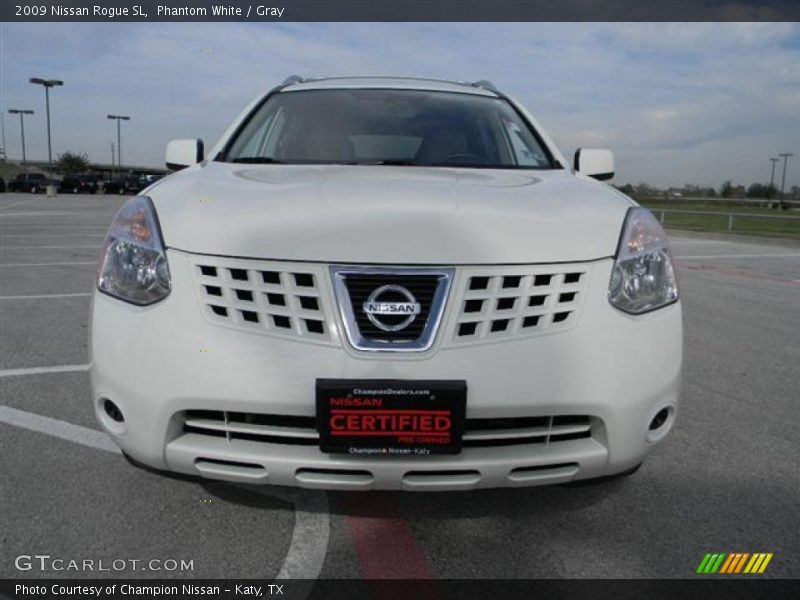 Phantom White / Gray 2009 Nissan Rogue SL