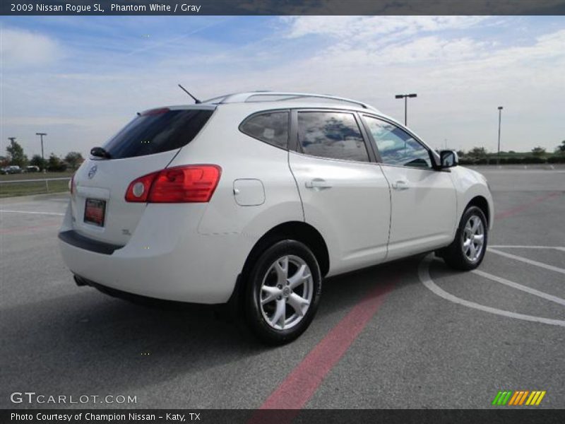 Phantom White / Gray 2009 Nissan Rogue SL
