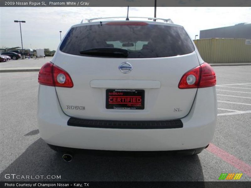 Phantom White / Gray 2009 Nissan Rogue SL