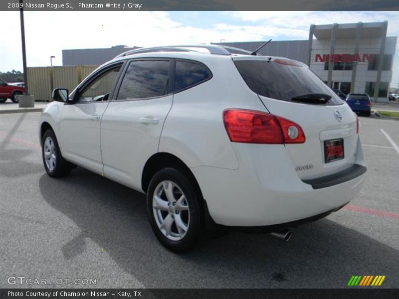 Phantom White / Gray 2009 Nissan Rogue SL