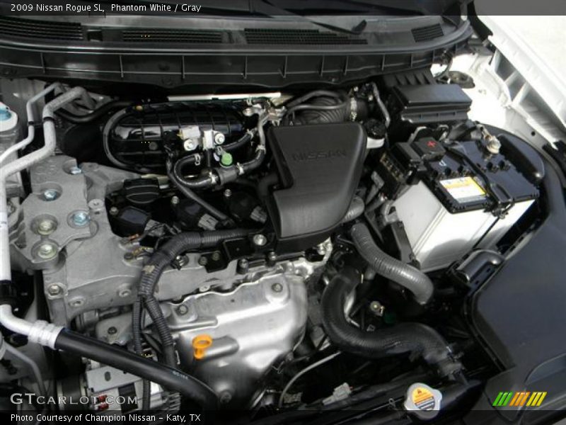 Phantom White / Gray 2009 Nissan Rogue SL