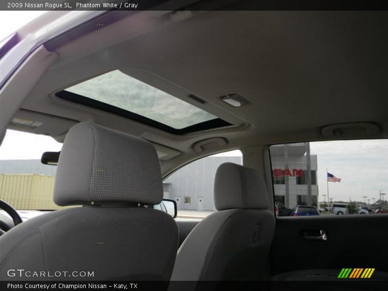 Phantom White / Gray 2009 Nissan Rogue SL
