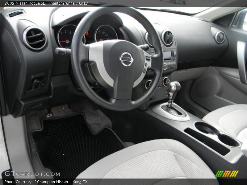 Phantom White / Gray 2009 Nissan Rogue SL