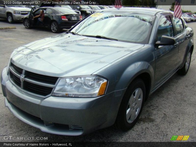 Silver Steel Metallic / Dark Slate Gray 2010 Dodge Avenger SXT